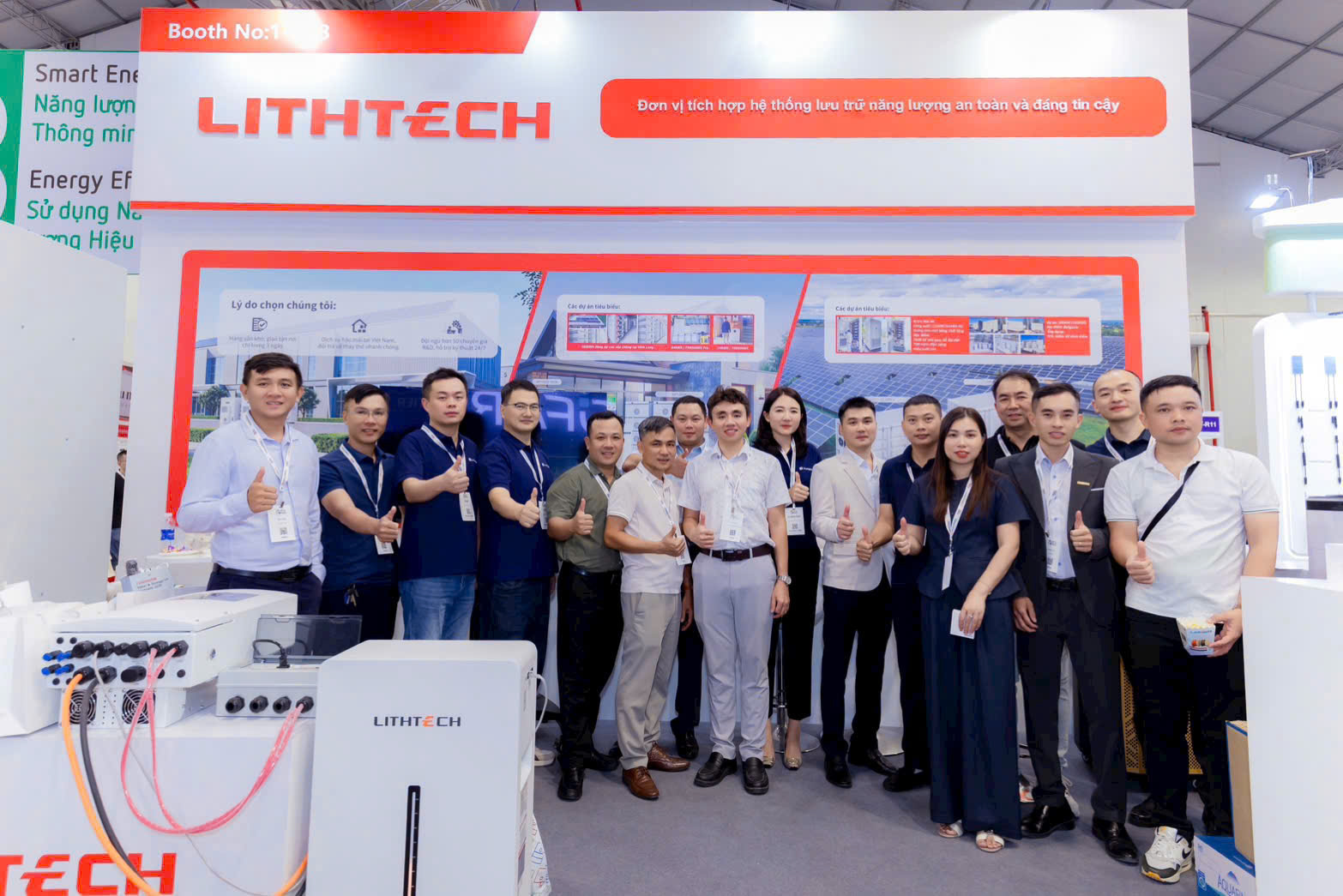 Đại diện hệ sinh thái đối tác SAVISOLAR và Lithtech tại Solar and Storage 2026